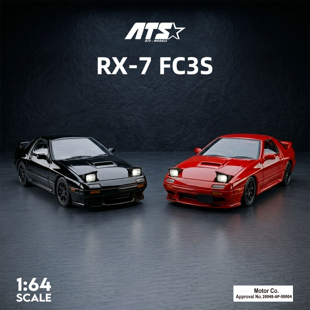 ATS 1:64 Skala RX-7 FC3S Model - Die Cast Car 1 64 ulasan dan harga