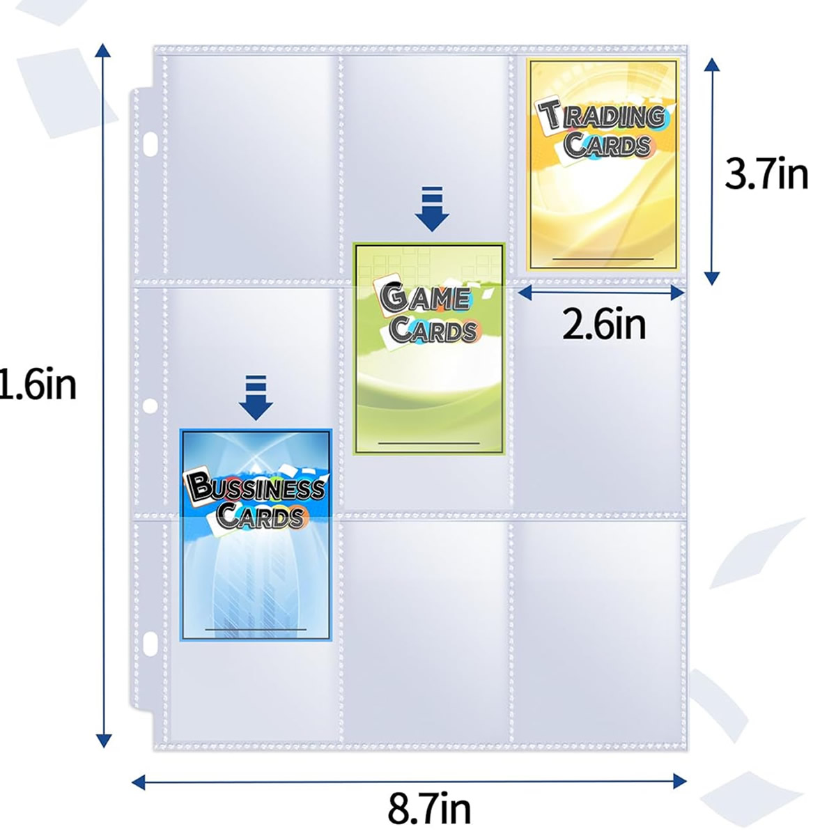50 Paket 9 Kantong Pelindung K - Trading Card Binder ulasan dan harga